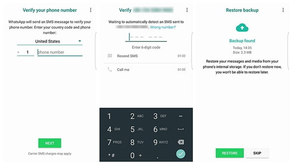 Recupere las fotos de Samsung eliminadas en WhatsApp de Auto Suppingup